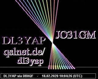 DL3YAP: 2020021810 de PI3DFT