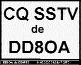 DD8OA: 2020031409 de PI3DFT