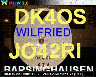 DK4OS: 2020032410 de PI3DFT