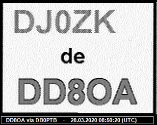 DD8OA: 2020032808 de PI3DFT