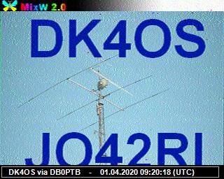 DK4OS: 2020040109 de PI3DFT