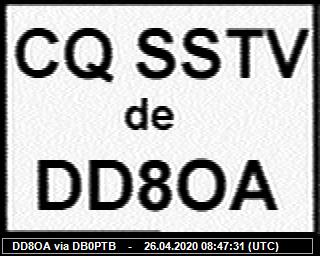DD8OA: 2020042608 de PI3DFT