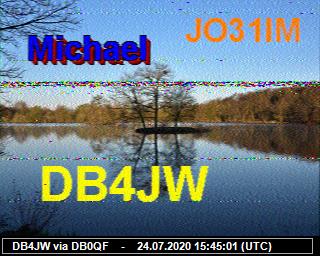 DB4JW: 2020072415 de PI3DFT