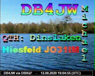 DB4JW: 2020081219 de PI3DFT