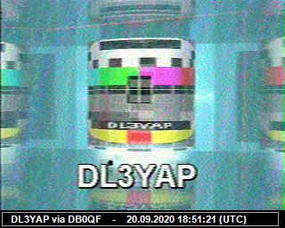DL3YAP: 2020092018 de PI3DFT