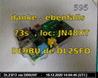 DL2SFO: 2020121814 de PI3DFT