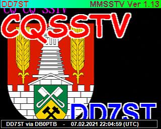 DD7ST: 2021020722 de PI3DFT