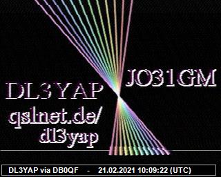 DL3YAP: 2021022110 de PI3DFT