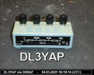 DL3YAP: 2021030418 de PI3DFT