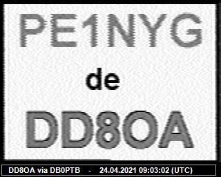 DD8OA: 2021042409 de PI3DFT