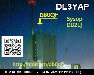 DL3YAP: 2021070411 de PI3DFT